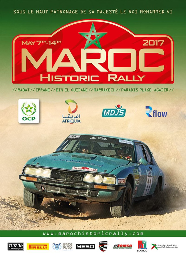 8ème édition du Rallye du Maroc Historique Du 07 au 14 mai 2017