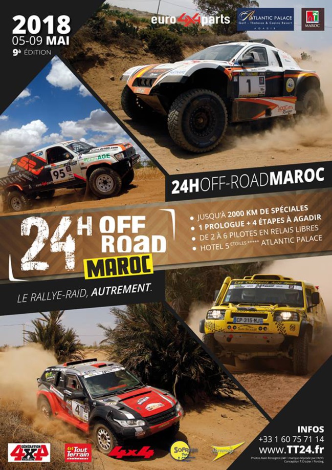 24 HEURES TT DU MAROC 2018  DU 05 AU 10 MAI 2018 9° édition spéciale "Agadir"