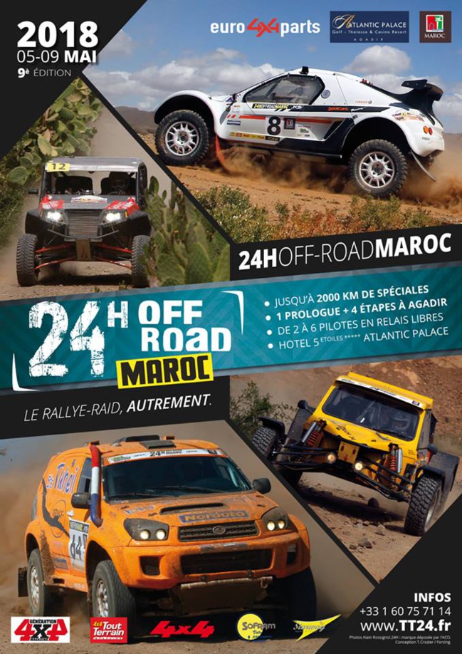 24 HEURES TT DU MAROC 2018 DU 05 AU 10 MAI 2018 9° édition spéciale "Agadir" 24 HEURES TT DU MAROC 2018 DU 05 AU 10 MAI 2018 9° édition spéciale "Agadir"