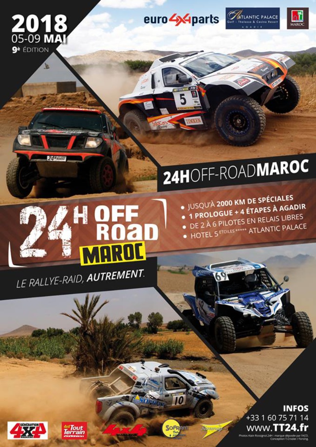 24 HEURES TT DU MAROC 2018 DU 05 AU 10 MAI 2018 9° édition spéciale "Agadir" 24 HEURES TT DU MAROC 2018 DU 05 AU 10 MAI 2018 9° édition spéciale "Agadir"