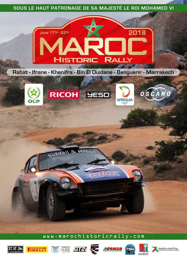 9ème édition du Rallye du Maroc Historique Du 17 au 23 juin 2018