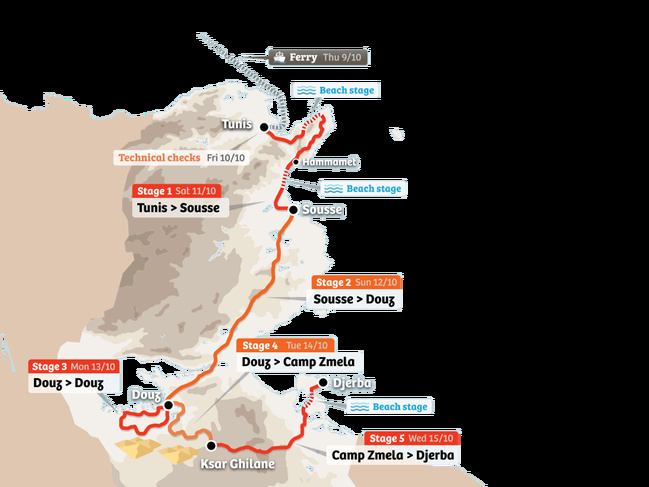 Les raids en Tunisie Les raids en Tunisie
