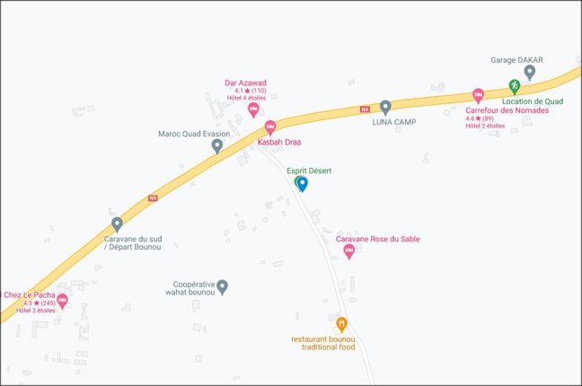 CAMPING " ESPRIT DESERT " À MHAMID CAMPING " ESPRIT DESERT " À MHAMID