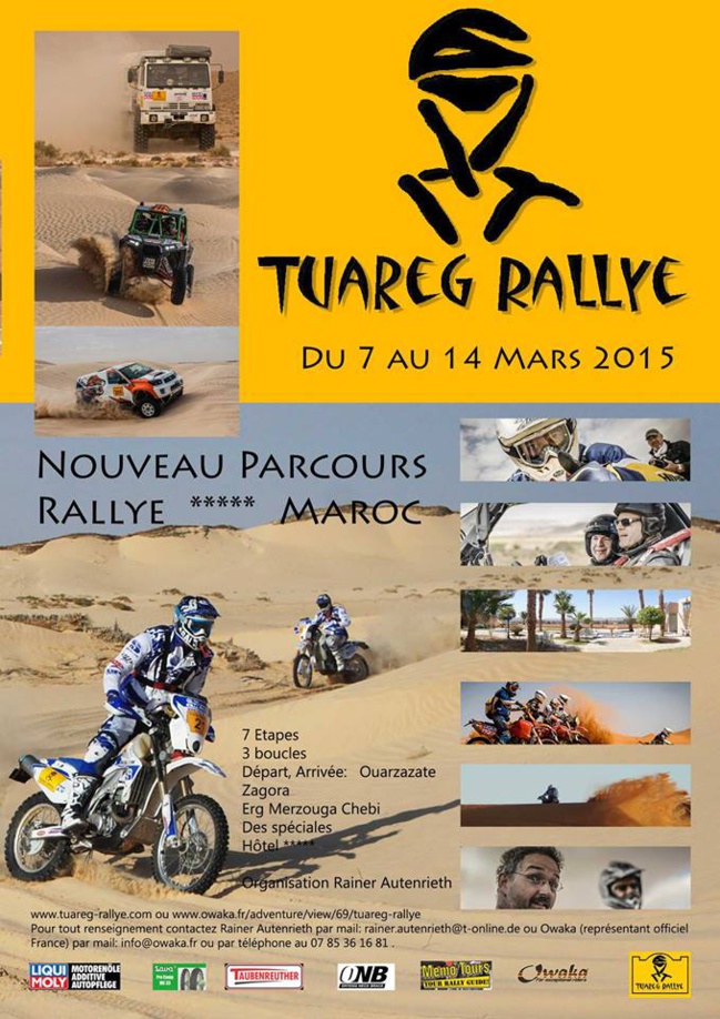 Tuareg Rallye Maroc du 07 au 14 mars 2015