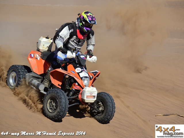 M'Hamid Express 2014 5° Classement en image Motos et Quads.