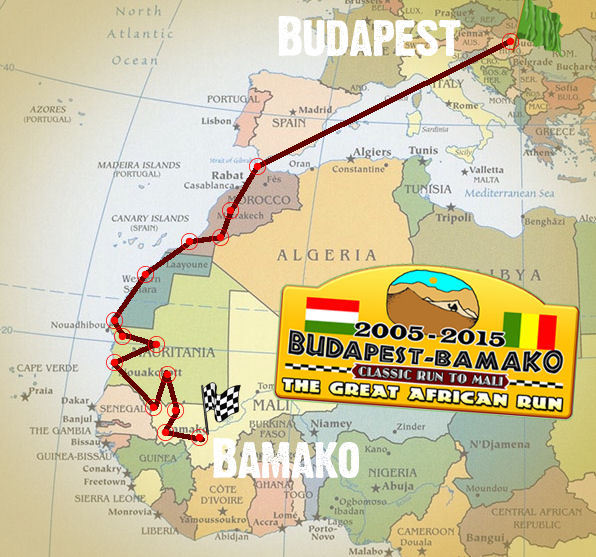 Rally Raid  Budapest-Bamako 2015