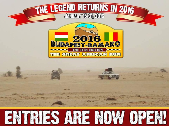 Rally Raid  Budapest-Bamako 2016