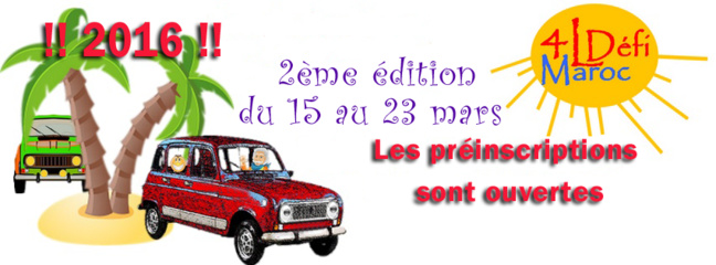 4L Défi Maroc 2° Edition 2016