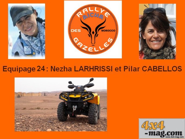 Les équipages suivi par 4x4-mag sur le Rallye des Gazelles 2016 Les équipages suivi par 4x4-mag sur le Rallye des Gazelles 2016