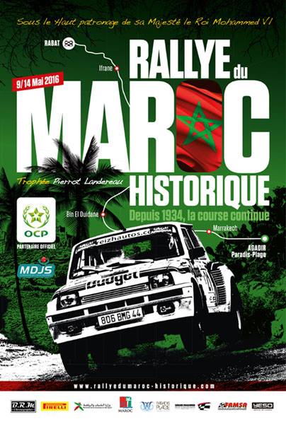 7ème édition du Rallye du Maroc Historique Du 09 au 14 mai 2016