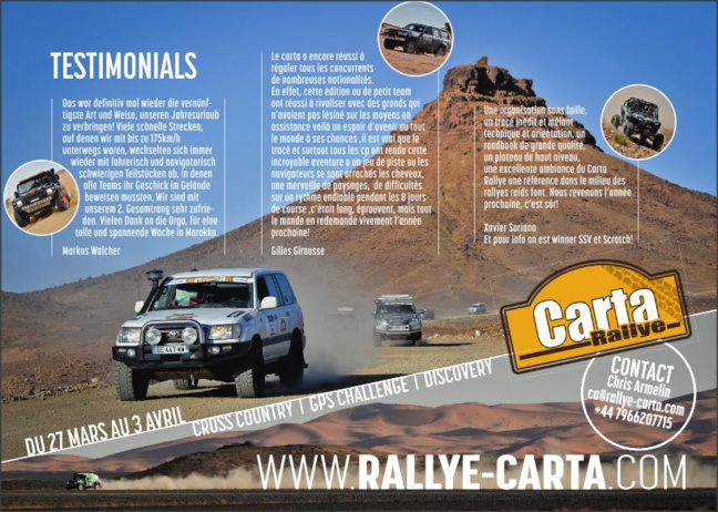 Carta Rallye 2017 édition 4 Carta Rallye 2017 édition 4