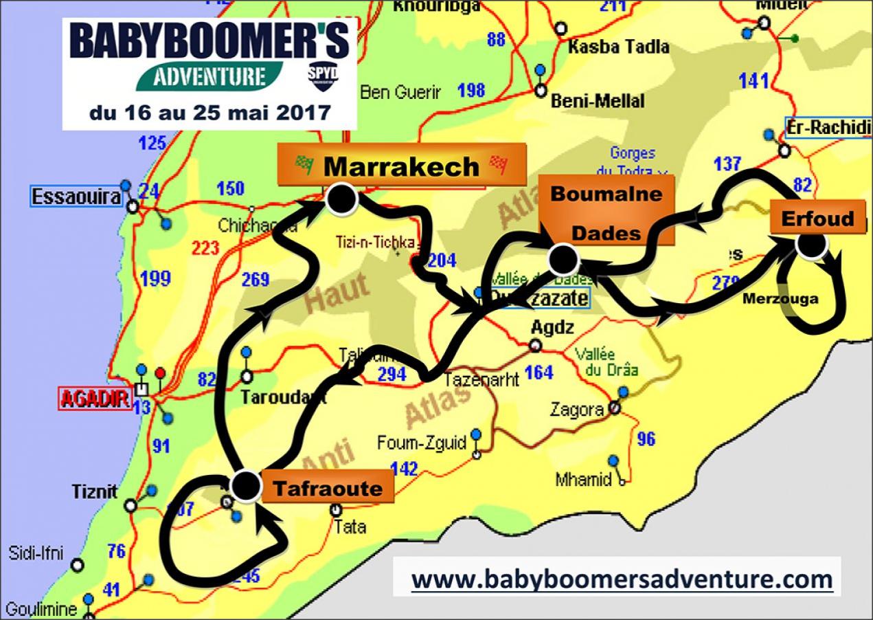 Babyboomer's Adventure Maroc 2017