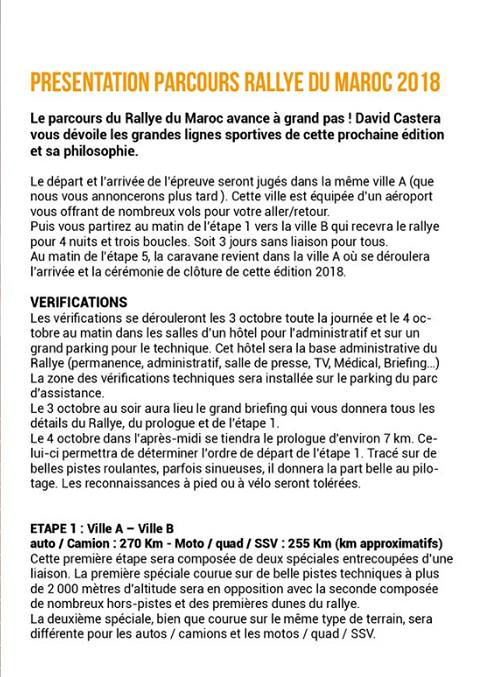 Rallye du Maroc 2018 Rallye du Maroc 2018