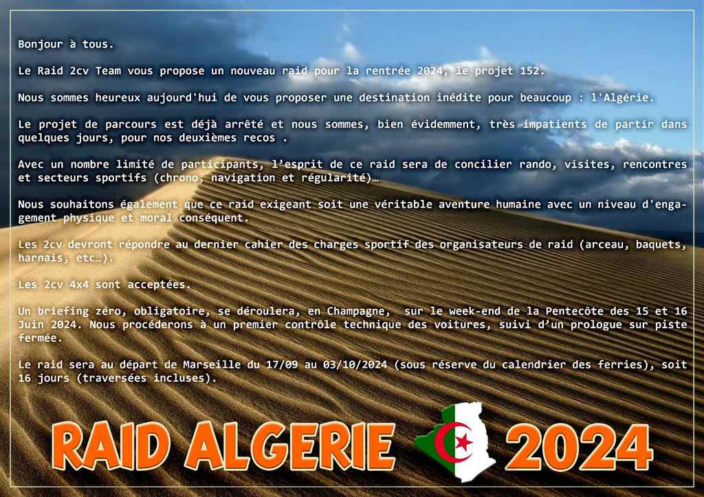 Raids en Algérie