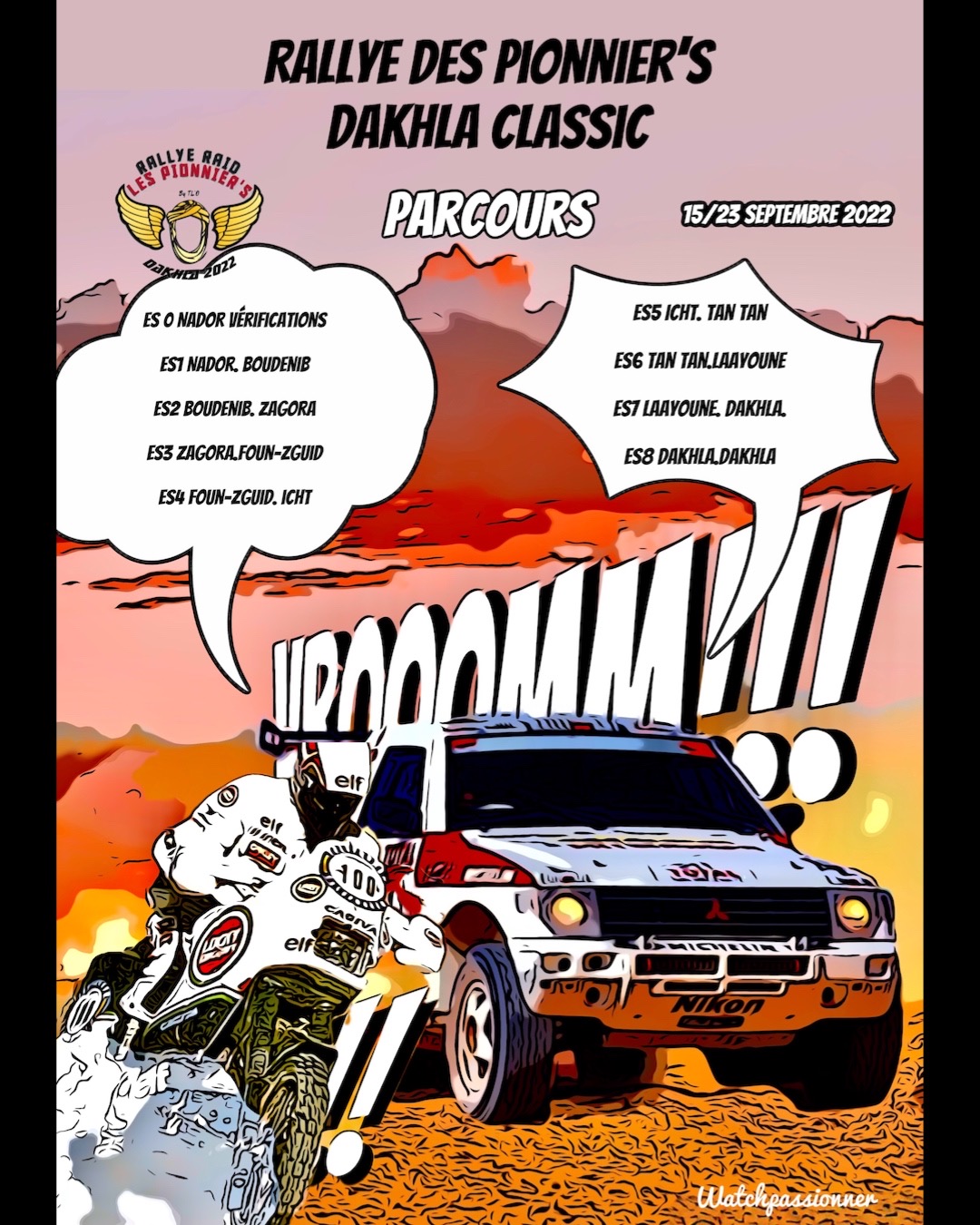 Rallye des Pionniers  PARIS-DAHKLA 2022 Rallye des Pionniers  PARIS-DAHKLA 2022