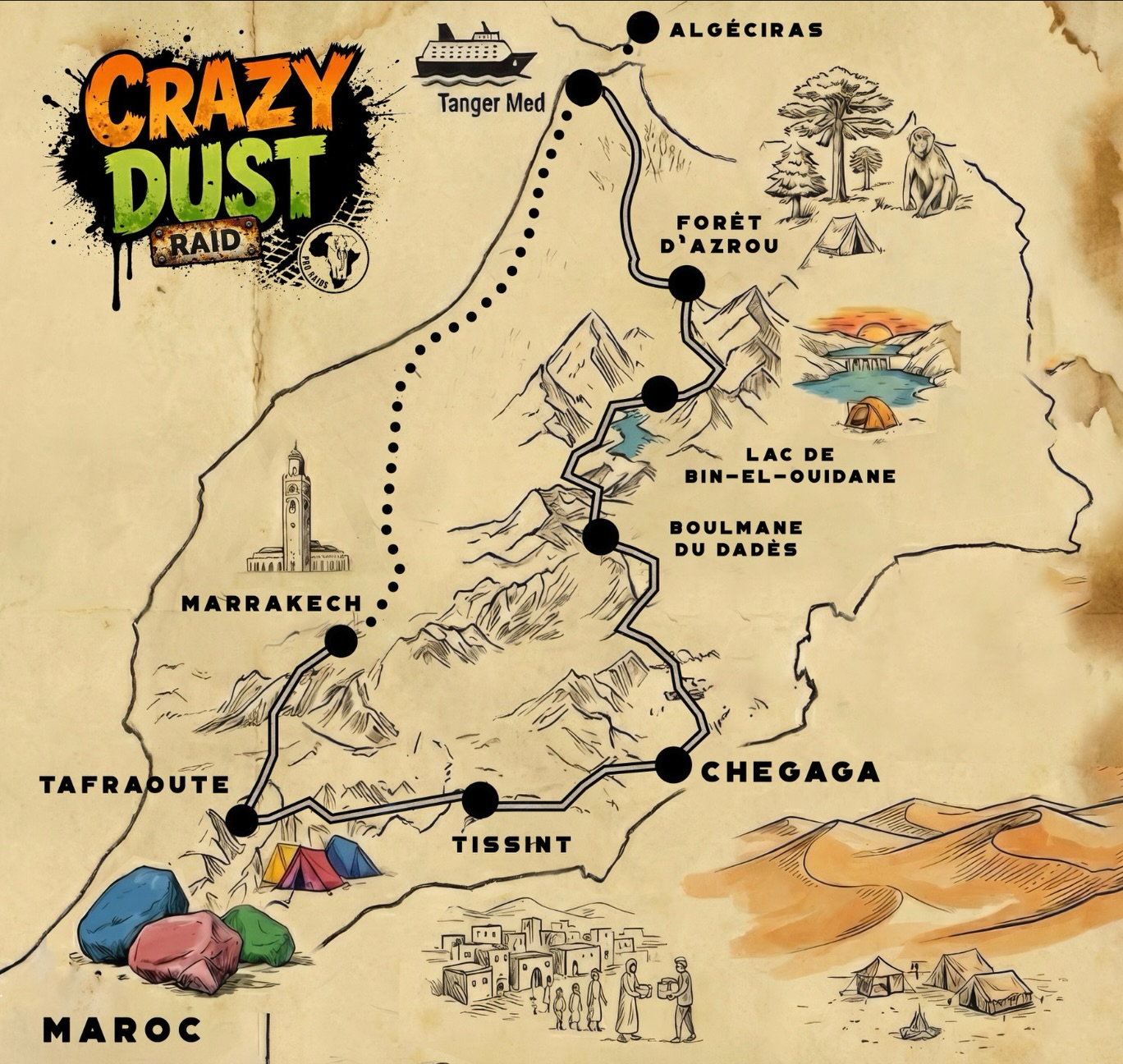 Les raids du second semestre 2026