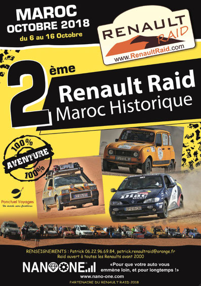 Renault-raid Maroc Historique
