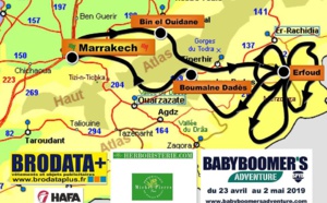 11ÈME BABYBOOMER'S ADVENTURE MAROC DU 23 AVRIL AU 2 MAI 2019. ERFOUD